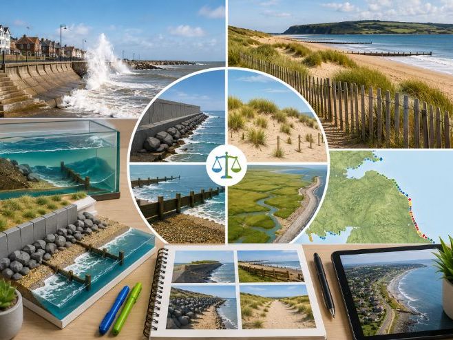 GCSE Geography: Coastal Management – Hard Engineering vs Soft Engineering | Complete Lesson Pack