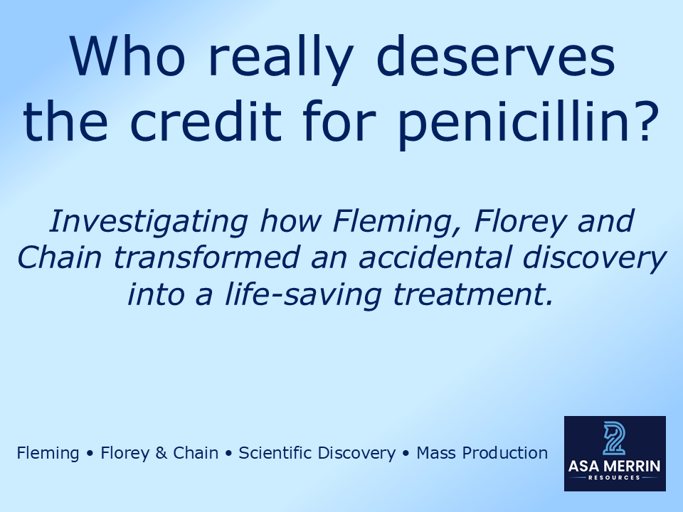 GCSE Medicine Through Time | Modern | Penicillin Lesson | Who Really Deserves the Credit?