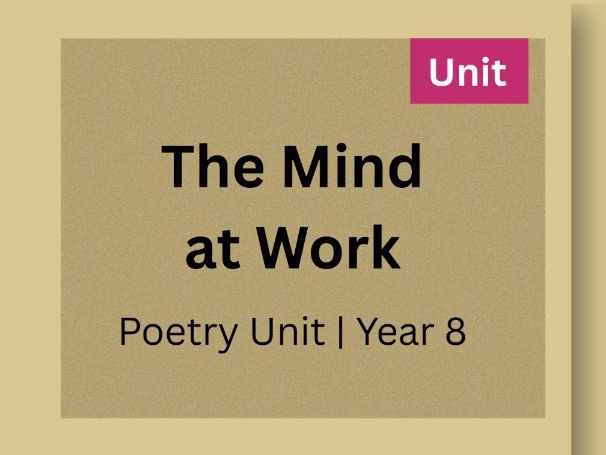 Contemporary Poetry Unit | Interpretation, Perspective & Identity | Year 8 (KS3)