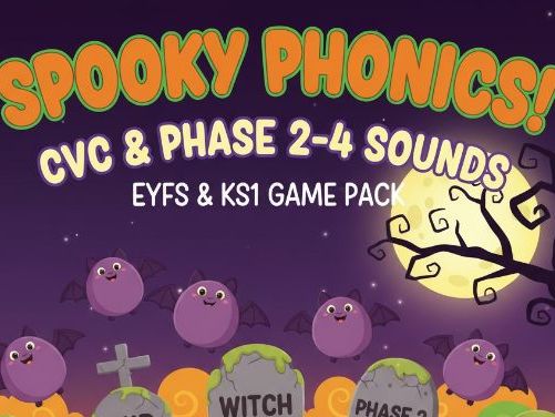 2025 Halloween Phonics Game ideas | CVC + Phase 2–4 Sounds | EYFS & KS1