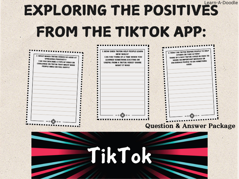 Exploring the Positives from the TikTok App: Fun & Thoughtful Question Booklet!