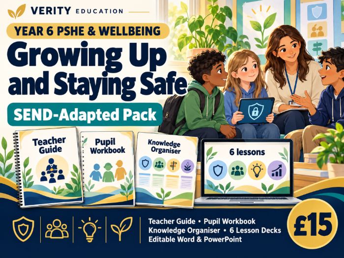 Year 6 PSHE & Wellbeing: Growing Up and Staying Safe — SEND-Adapted Pack