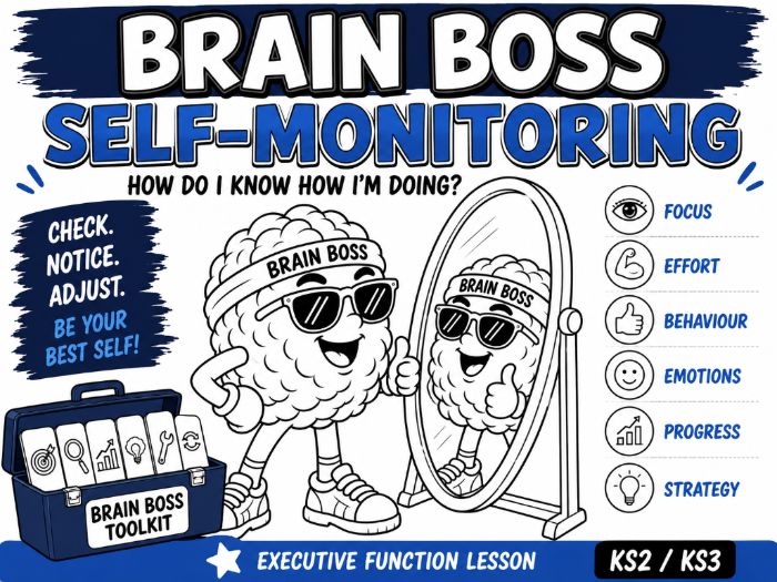 Brain Boss – Self-Monitoring: How Do I Know How I’m Doing?