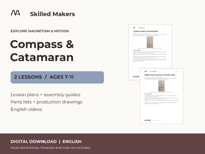 Floating Compass & Catamaran: 2 STEM Lessons