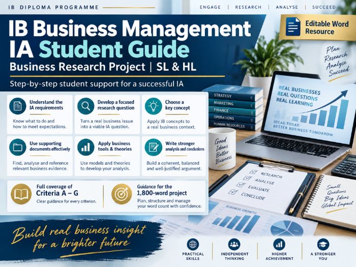 IB DP Business Management IA Student Guide