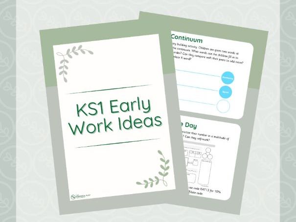 KS1 Early Work Guide