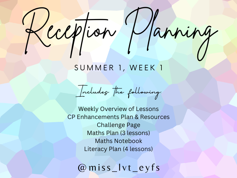 NEW Reception Planning, Summer 1, Week 1