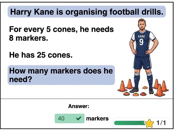 Year 6 Maths SATs Interactive Quiz 2 - Real‑World Themed Questions (Includes Harry Kane & MrBeast)