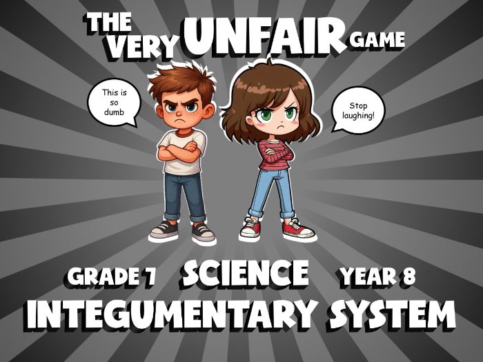 Integumentary System VERY UNFAIR GAME | No-Prep Year 8 Science Review Activity