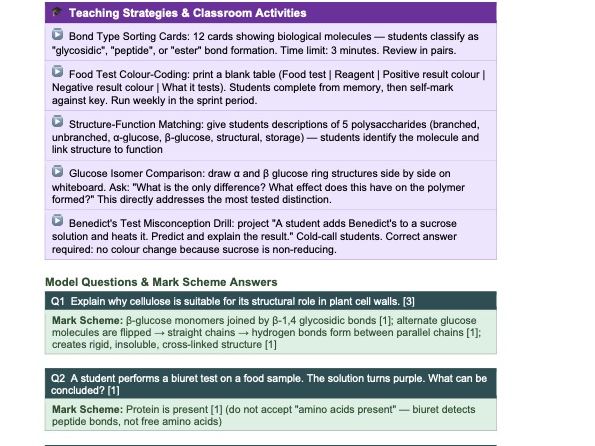 CIE A level Biology Paper 1 Exam-focused Revision Guide for Teachers doing Exam-preparation