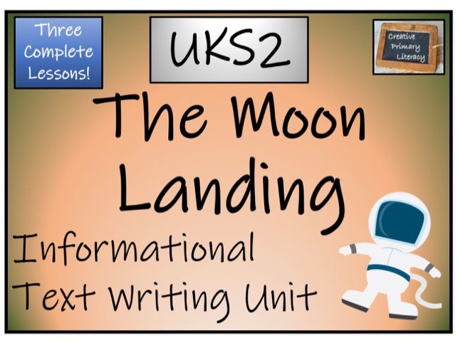 UKS2 History - Moon Landing Reading Comprehension & Informational Text ...
