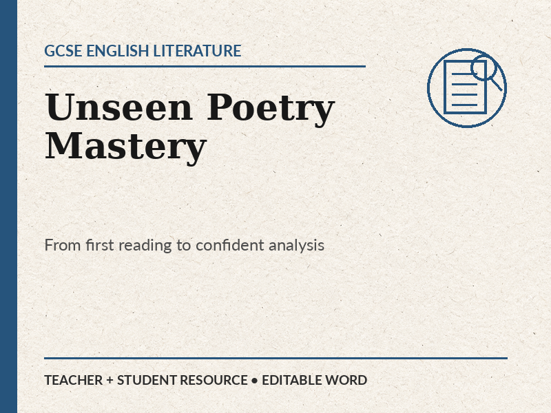 Unseen Poetry Mastery