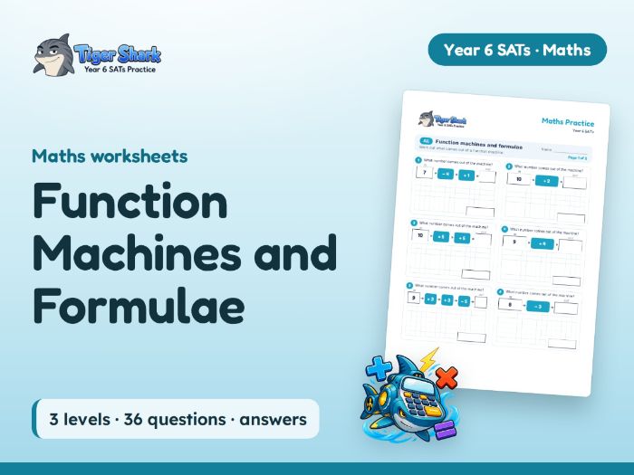 Function Machines and Formulae: Year 6