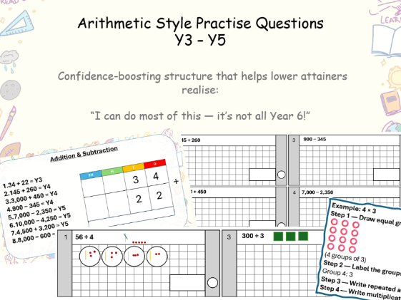 Lower Attainers SATs revision - Arithmetic