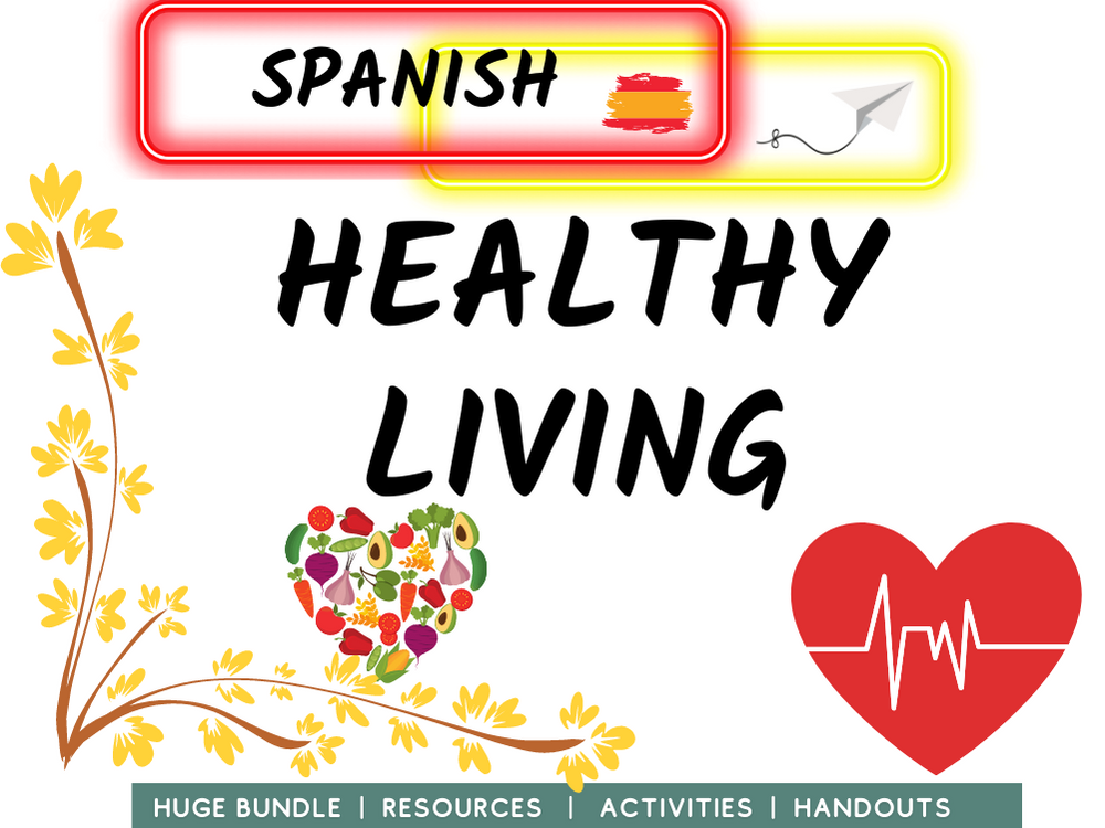 Spanish Healthy Living Eating Teaching Resources