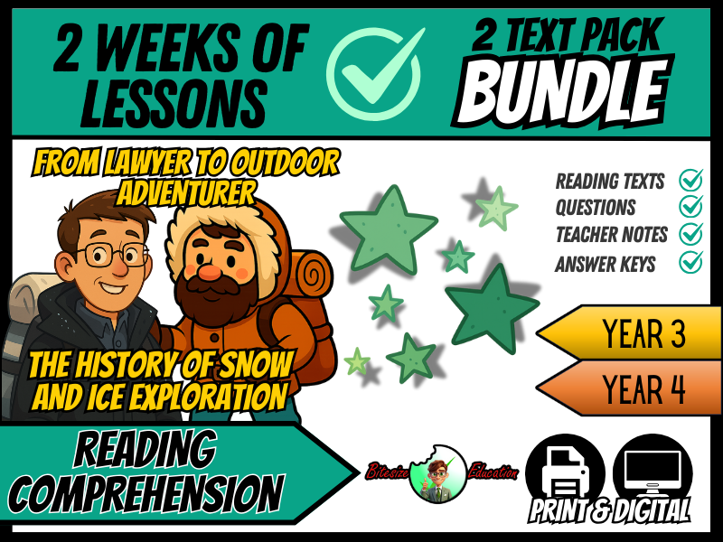Inspiring Adventurers Bundle | Reading Comprehension | Year 3/4
