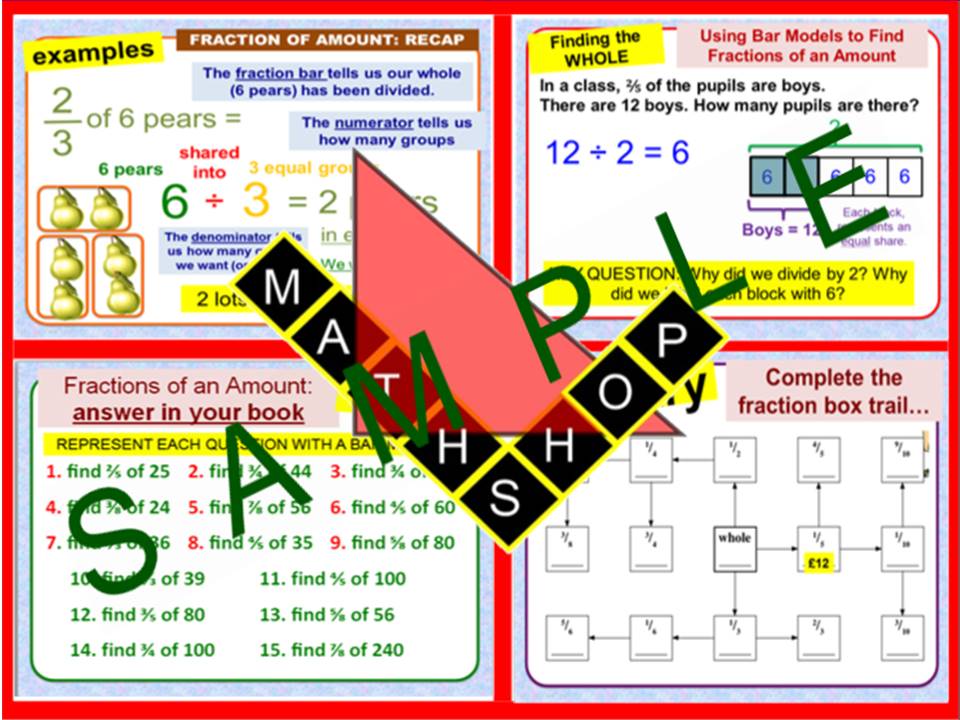 Fraction Problem Solving And Fractions Teaching Resources