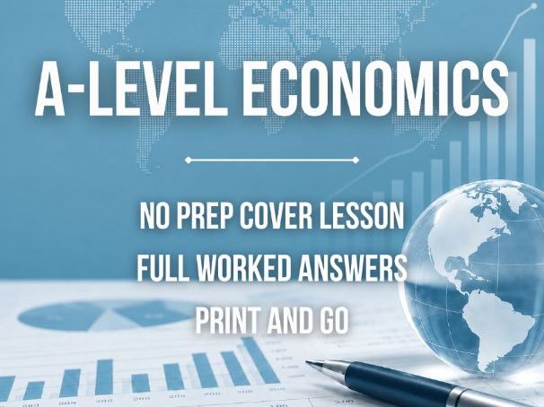 KS5 Economics (A-Level) Cover Lesson: GDP Calculation (Expenditure vs. Income Approaches) (No Prep)