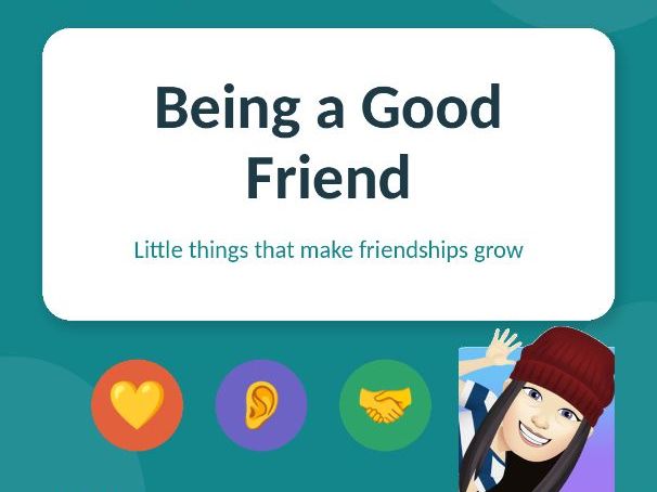 Being a Good Friend — Year 1 PSHE
