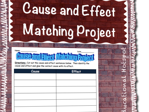 Cause and Effect Interactive Matching Project