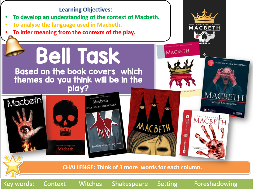 Introduction to Macbeth Lesson