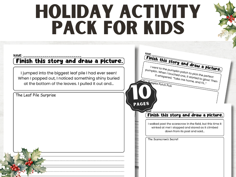Christmas Activity Pack for Kids