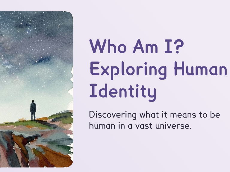 RE - What Does It Mean to Be Human? (PPT & Worksheet)