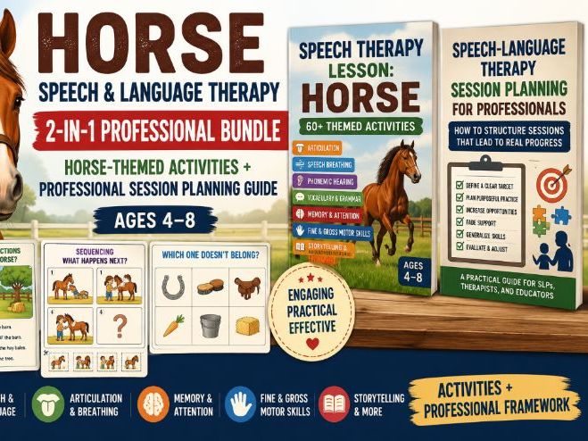 HORSE Speech & Language Therapy Bundle