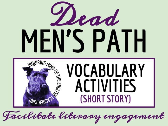 "Dead Men's Path" by Chinua Achebe Vocabulary Worksheet, Crossword Puzzle, and Word Search