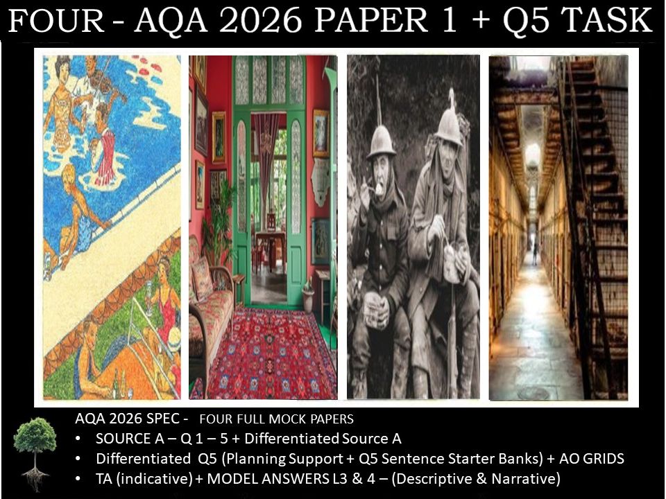 FOUR - PAPER 1 | 2026 FULL MOCKS | Q5 TASKS