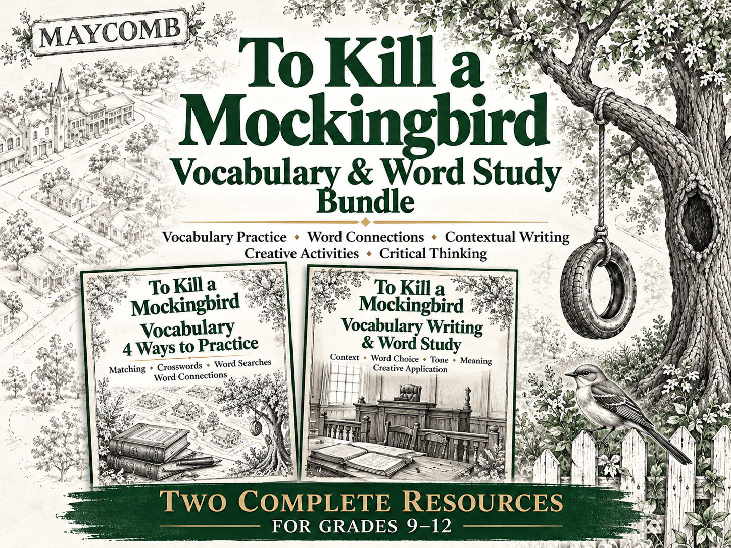 TKAM: Vocabulary & Word Study Activities