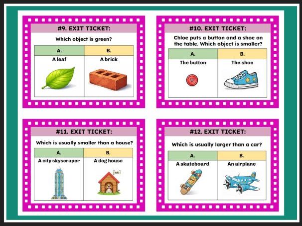 TEKS Science 1.6A Sorting Objects by How They Look and Feel
