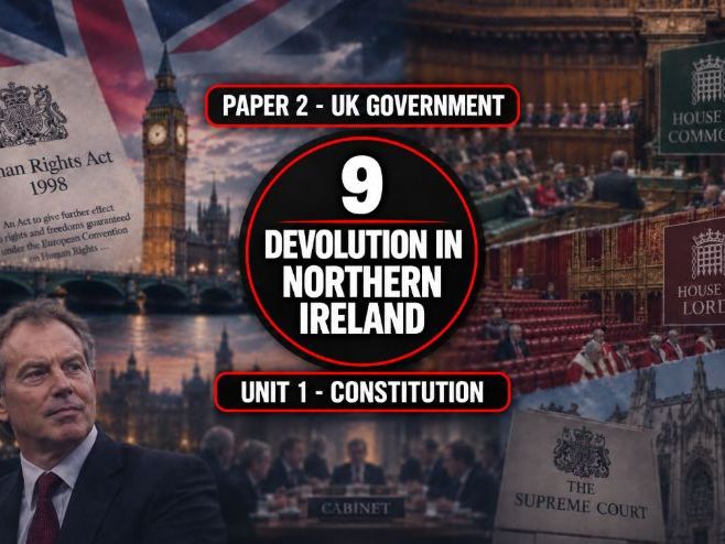 9 The UK Constitution - Devolution in Northern Ireland