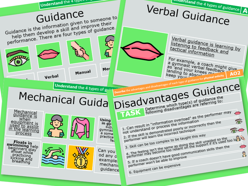 4. Types of Guidance