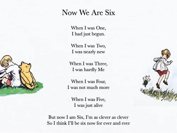 Ready, Steady, Write! – Now We Are Six | Poetry & Creative Writing