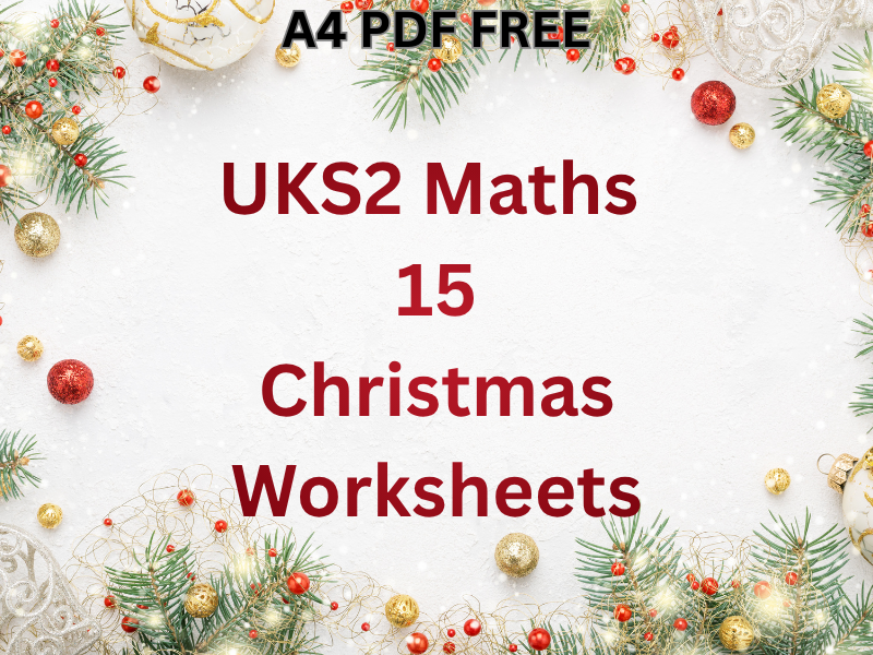 Upper KS2 Christmas Maths - FREE