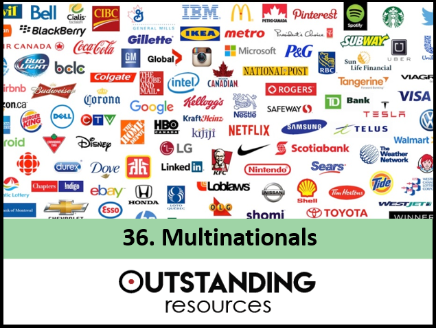 Economics: Lesson 36 - Multinationals (multinational companies) by