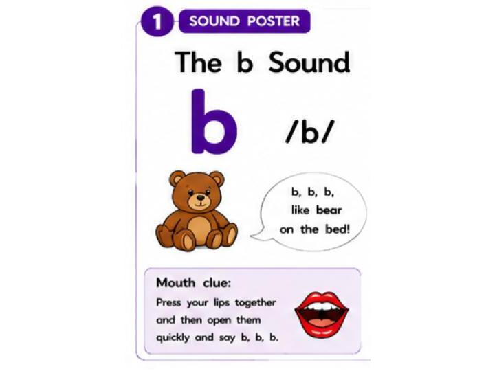 B phonics resource