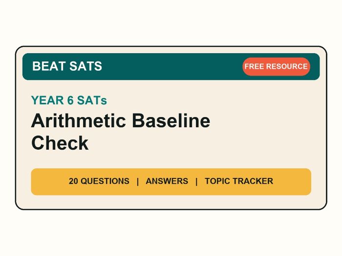 Year 6 SATs Arithmetic Baseline Check