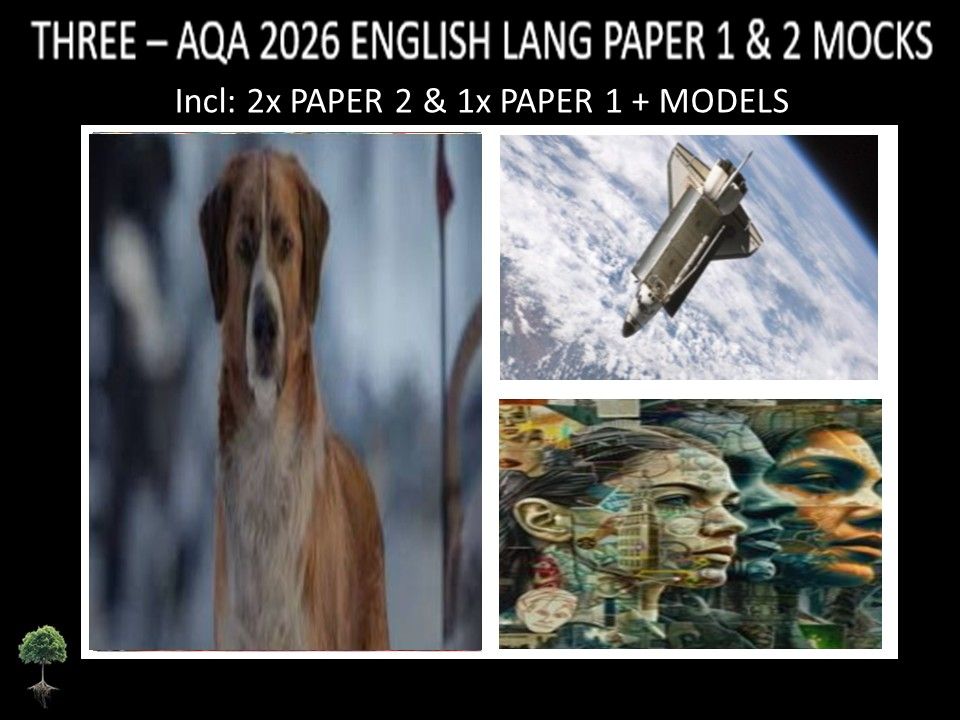 THREE - AQA PAPER 1 & 2 | 2026 FULL MOCKS | MODELS