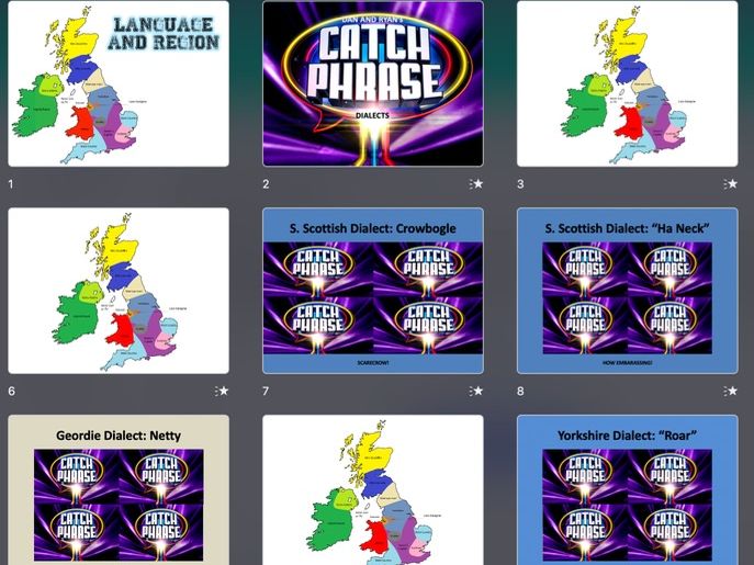 Language & Region Lesson - A Level English Language