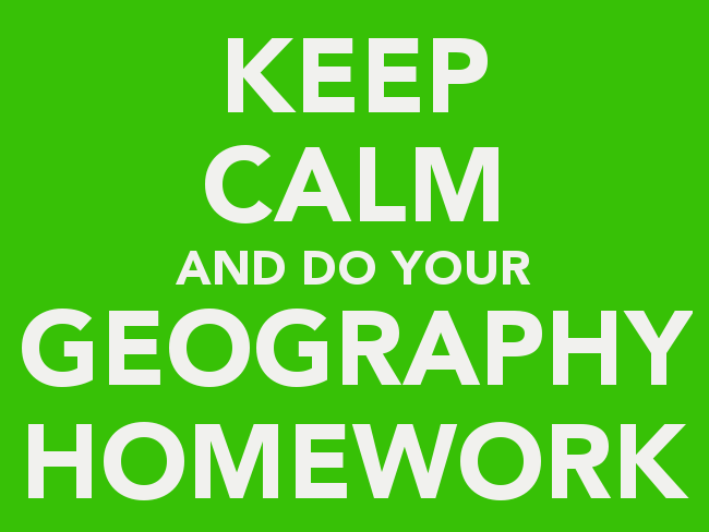 ks3 geography homework