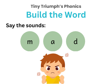 Phase 2 Phonics - CVC Build the Word Mats