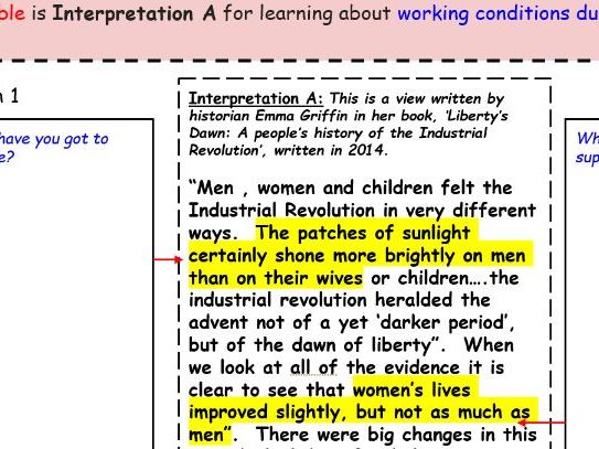Industrial Revolution - Class model