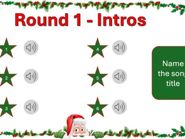 Christmas Music Quiz 2025