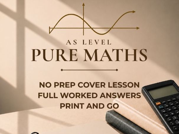 KS5 / AS Level Pure Maths Cover Lesson: Systems of Linear Equations (3 x 3) (No Prep)