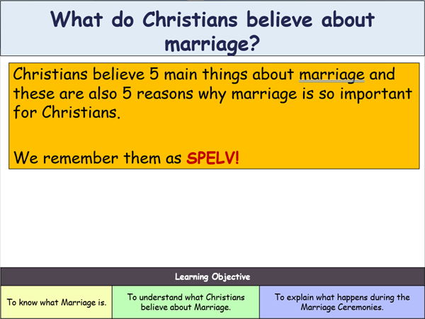 Created for each other - Marriage