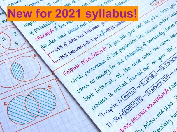 IB Maths AA HL - Topic 4 Stats Notes