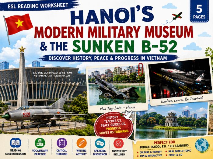 Hanoi’s Military Museum & Sunken B-52 Reading