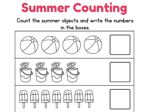 Summer Counting 1-10